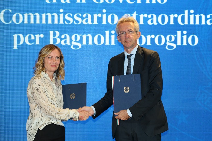 Meloni-Manfredi-protocollo-Bagnoli